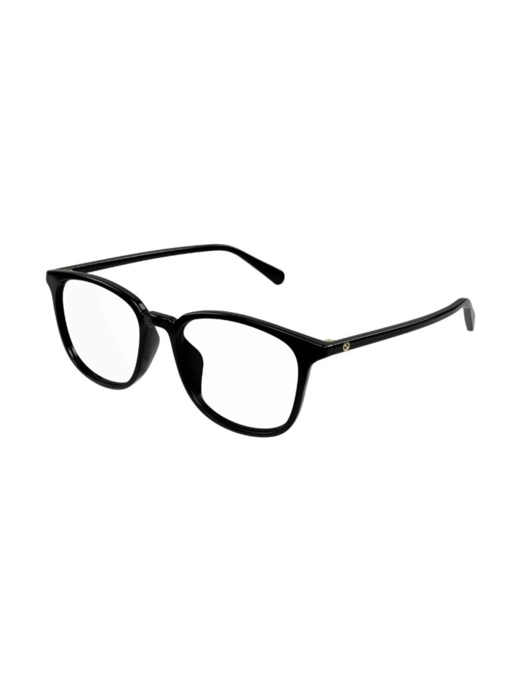 Gucci GG1230OA 002 53 Black Soft Square Men's Eyeglasses